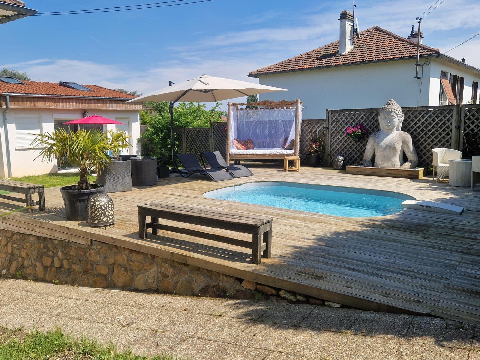 La Serenite Balinaise, Chambre Et Sdb Privee, Jardin , Piscine Et Jacuzzi En Saison, Pres De Chantilly, Parc Asterix Et Cdg Et Paris En 20' Orry-La-Ville Exterior foto